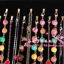 2 шт. 28 крюк дисплей ювелирных Полка ювелирные изделия кадр черный бархат ожерелье Дисплей Показать Дело Организатор лоток Стенд