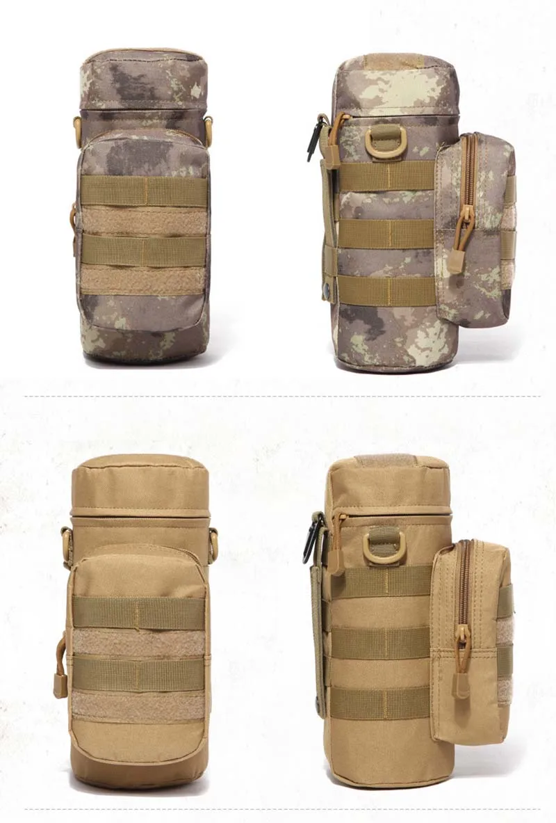 Multifunction Travel Storage Bag Outdoor Water Bottle Bag Hiking Accessories Case Sundries Bag Zip Lock Cable Organizer Package