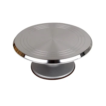 

30cm Aluminum Alloy Turntable Cake Decorating turntable Anti-skid Cake Rack Rotary Table Tools