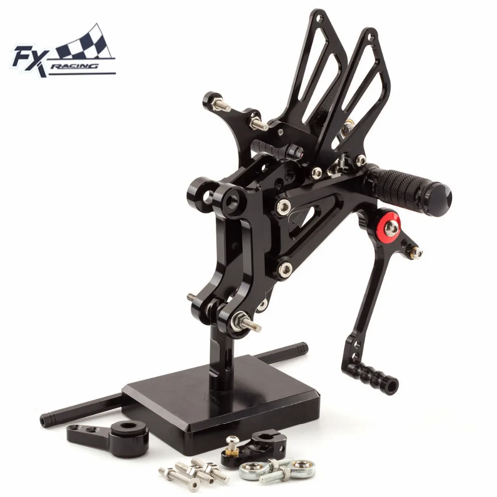 

CNC Motorcycle Foot Pegs Rest Footpegs Pedals Rearset Footrest Rear For Aprilia RS125 2T RS 125 1996 - 2010 2009 2008 2007 2006