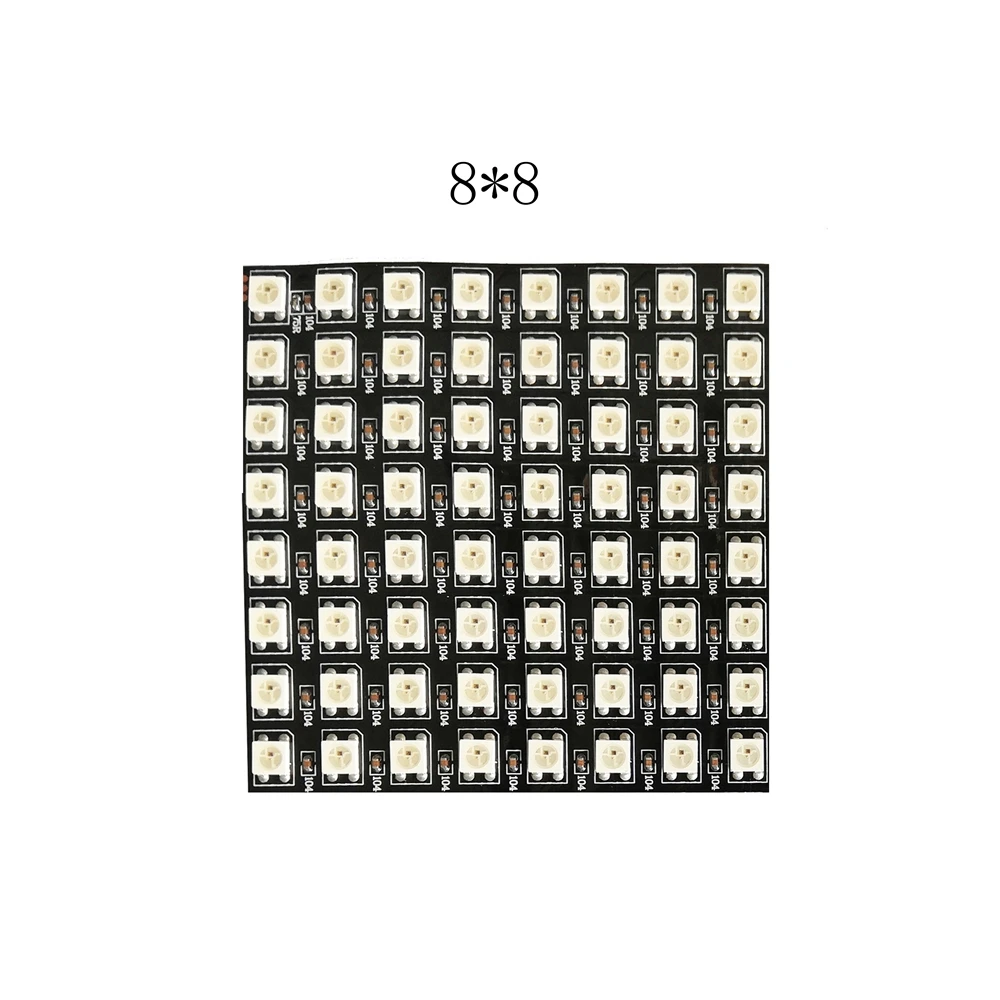 WS2812B WS2812 RGB Светодиодная панель экран свет пикселей цифровой гибкий светодиодный