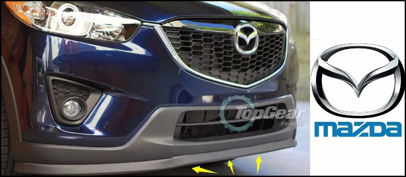 Для Mazda CX5 CX-5 CX 5 2013 бампер для губ/передний спойлер дефлектор для TOPGEAR вентиляторы Тюнинг автомобилей/обвес/полоса юбка