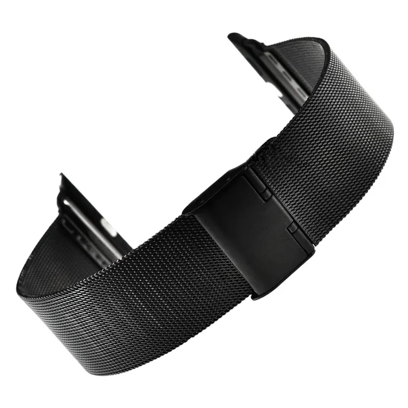 Prix pour Mode Noir/Argent Acier Inoxydable 38mm 42mm Minuscule Maille Milanese Horloge Montre de Courroie De Bande de Remplacement pour Apple Watch iWatch Prix pour Mode Noir/Argent Acier Inoxydable 38mm 42mm Minuscule Maille Milanese Horloge Montre de Courroie De Bande de Remplacement pour Apple Watch iWatch