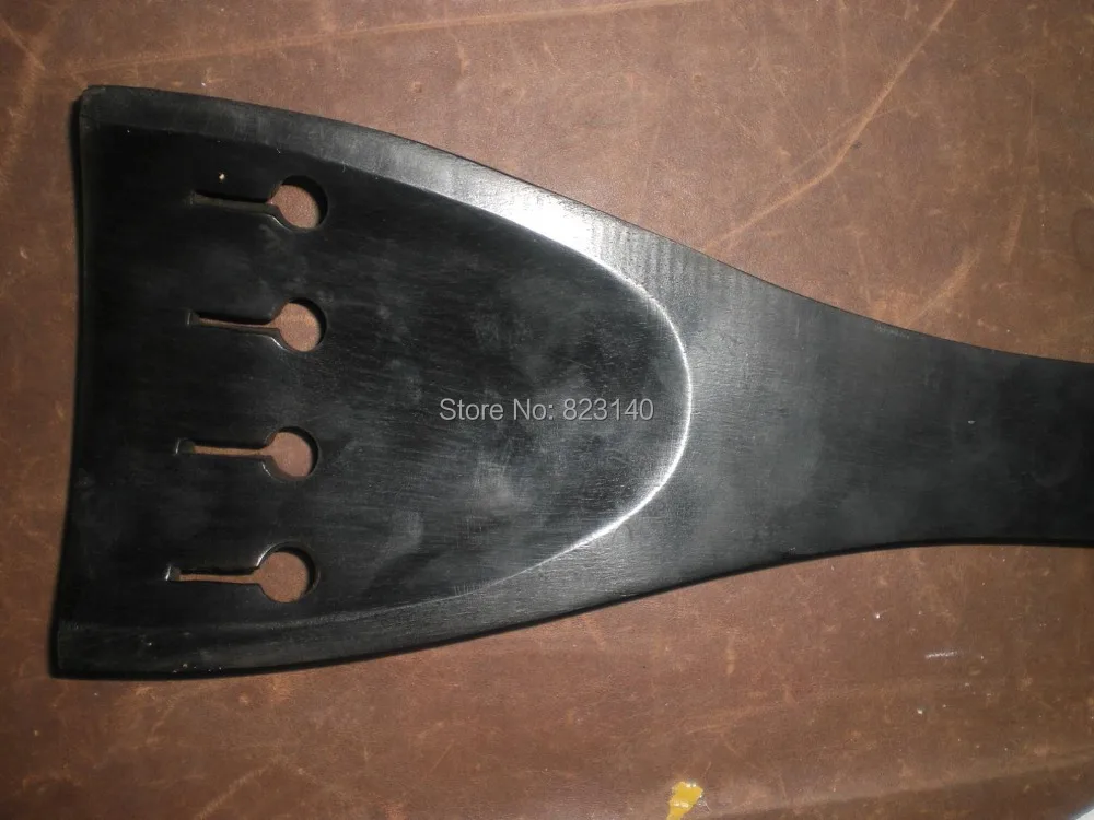1 PC Ebony Bass Tail piece 4/4 quality double bass tailpiecein Violin