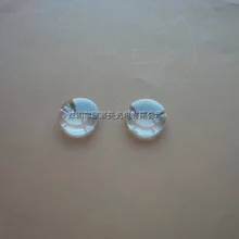 Пластиковый светодиодный объектив диаметром 8,0 мм с двойной выпуклой линзой, светодиодный оптический объектив, 1 Вт 3 Вт 5 Вт Лазерный светильник