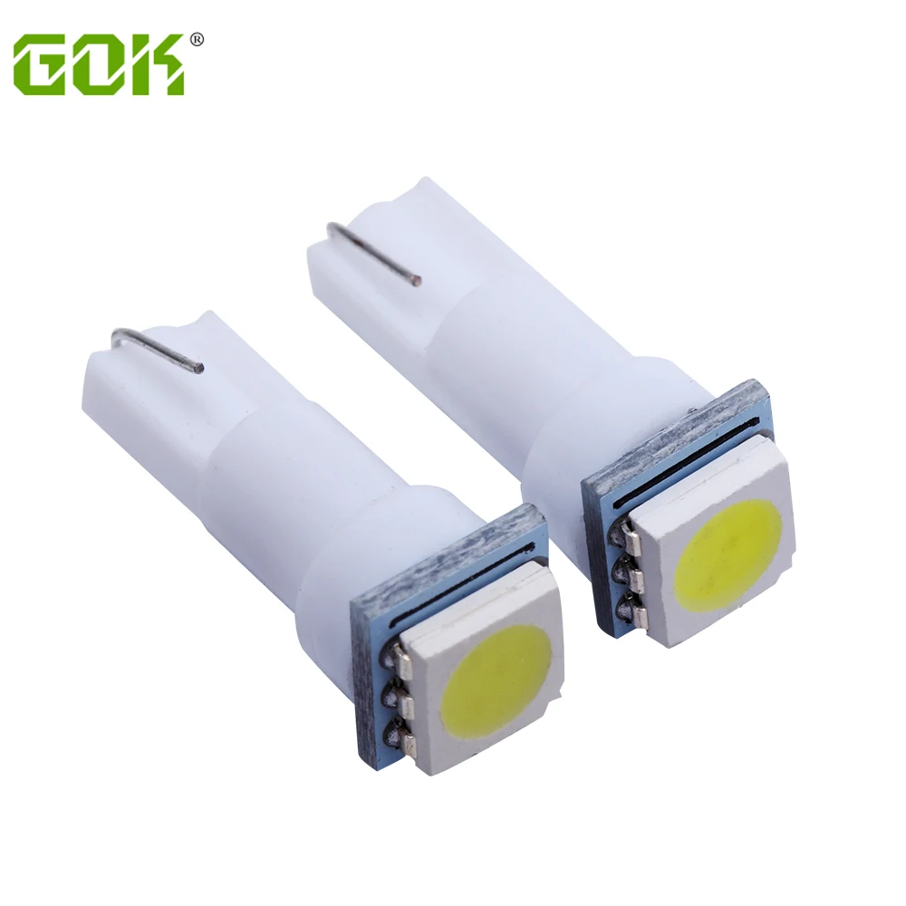 

Wholesale 10 X T5 led 5050 SMD 74 Led bulb Wedge Base for Dashboards Gauge t5 bulbs led t5 smd 5050 12v Free Shipping