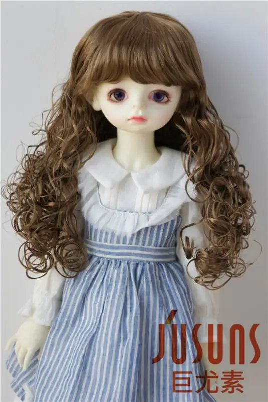 

JD311 21-23CM 1/3 Long wave air bangs doll wig SD synthetic mohair BJD wigs