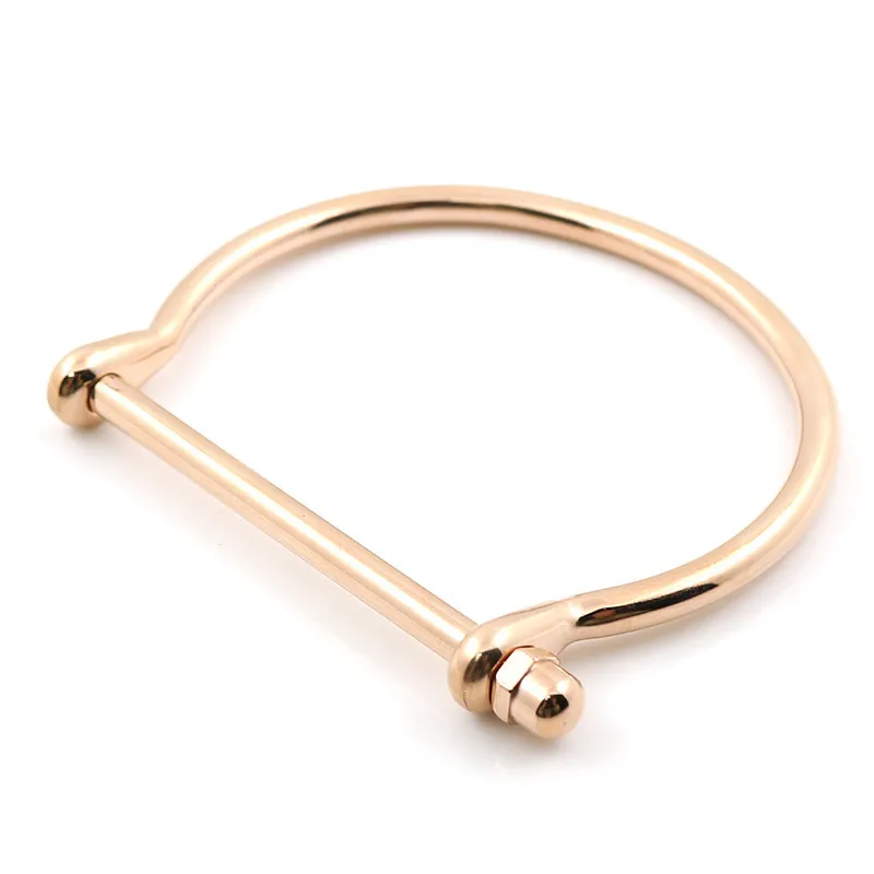Fashion Punk Love Bangle Bracelet Stainless Steel
