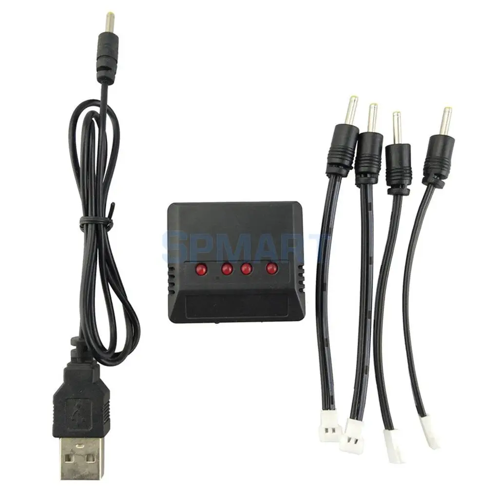 4 in 1 Quadcopter Balanced Charger for JJRC H47 E56 RC Drone Power Supply