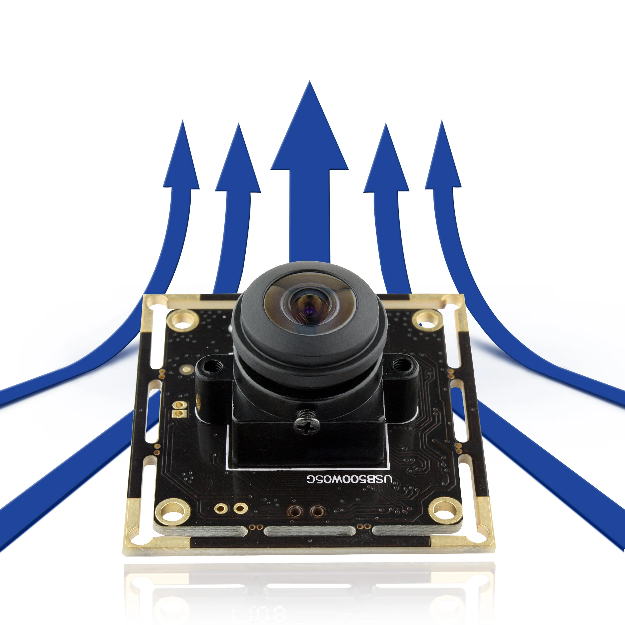 

Wide Angle USB Camera Module 5Megapixel 2592x1944 Mjpeg 180 degree fisheye lens Aptina MI5100 CMOS USB Web Camera Module