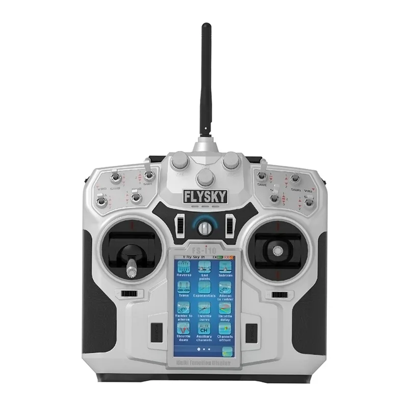

FATJAY FLYSKY FS-i10 2.4G 10CH AFHDS 2A Automatic Frequency Hopping Transmitter + FS-iA10 2.4G 10CH Receiver for RC Quadcopter