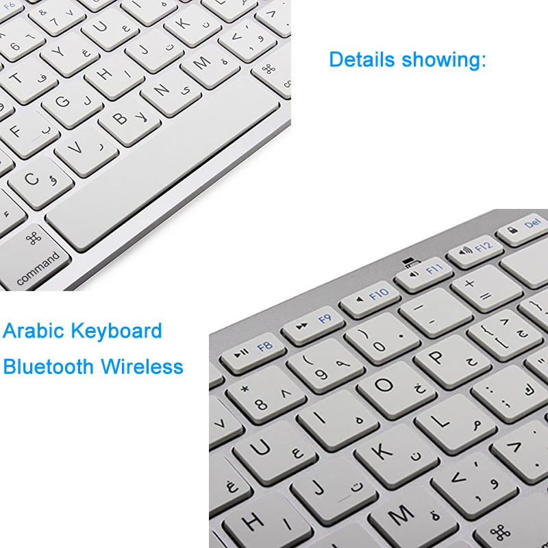 2  German Keyboard Bluetooth