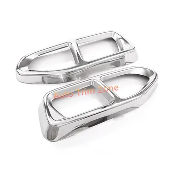 

Exterior Stainless Steel Rear Exhaust Outlet Cover Trim 2PCS For BMW 7 Series G11/G12 2016-2018