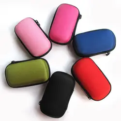 Красочные молния наушники сумка для защитные наушники/USB Кабельный органайзер Портативный Путешествия Наушники Случае Дело ключ сумка для