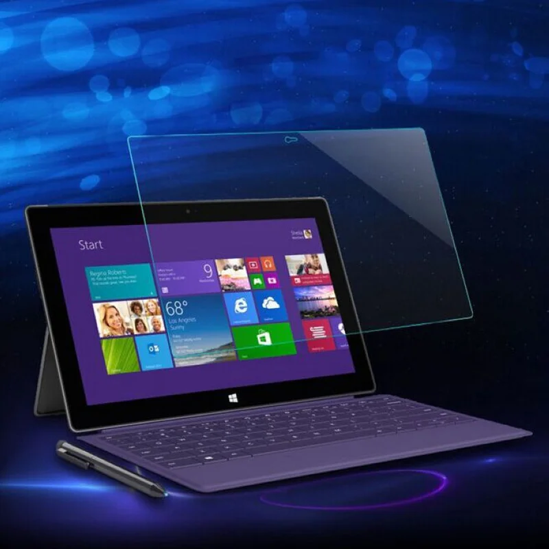 Премиум закаленное Стекло Экран протектор Плёнки для Microsoft Surface Pro 2 10.6 дюймов