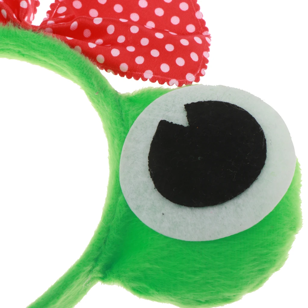 4 Pieces Frog Bowknot Headband Bow Tie Gloves Tutu Dress Cosplay Fancy Dress