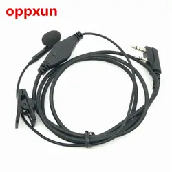 Oppxun 2Pin новая кнопка PTT подходит для Kenwood tk378 бао фэн UV5R bf888s uv82 УФ B5 двухстороннее радио гарнитура