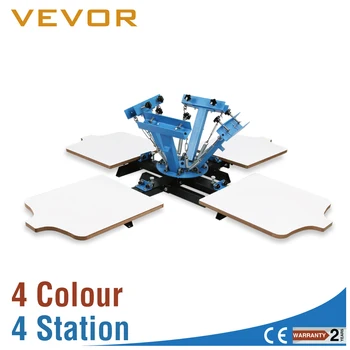 

Screen Printing Machine Silk Screen Printing Machine Screen Printing Press 4 Color 4 Station