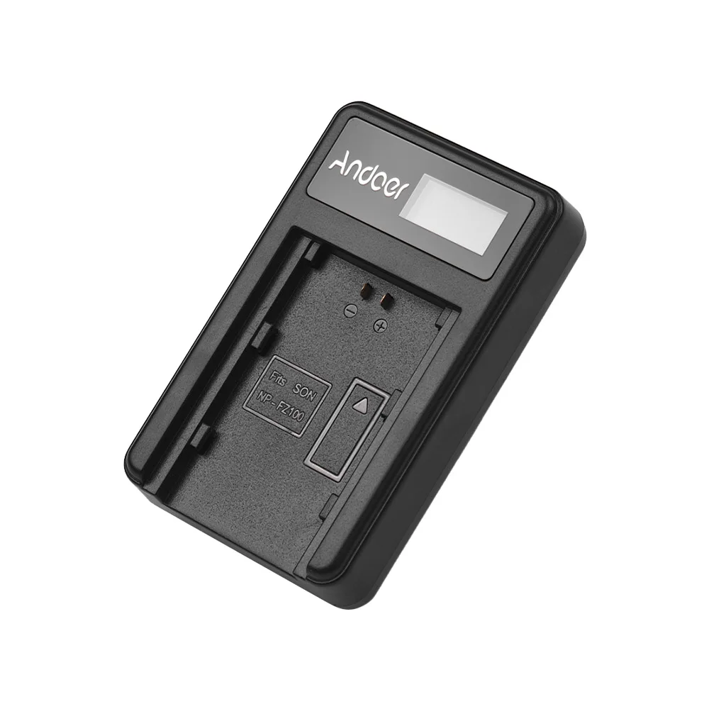 Andoer USB зарядное устройство для камеры sony NP-FZ100 батарея A7III A7RIII A7SIII A9 камера