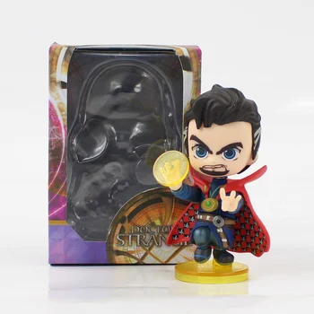 

10cm Anime Avengers 3 Infinity War Doctor Strange Q Version PVC Action Figure Collectible Model Kids Toy Doll