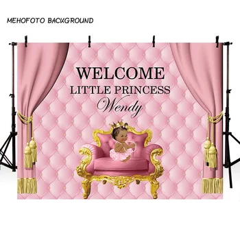 

MEHOFOTO Photography Backdrops Custom Baby Shower Princess Birthday Party Photo Background Studio PA-013
