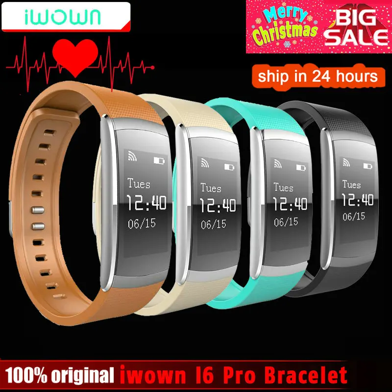 

New Original iwown iwownfit I6 PRO Smart Wristband Heart Rate Monitor Smart Bracelet Fitness Tracker support Andriod IOS