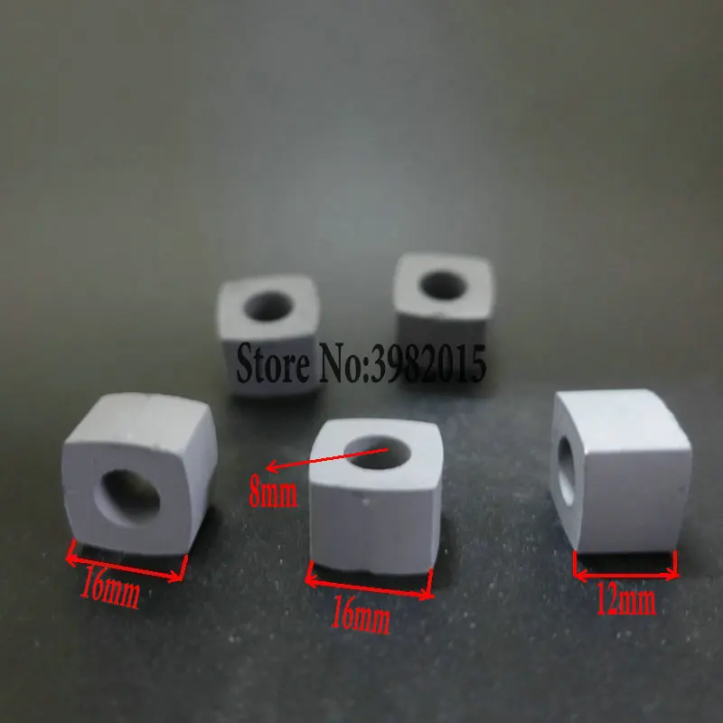 YG8 Tungsten Carbide Power Feed Contact Conductive Block W16*L16*H12