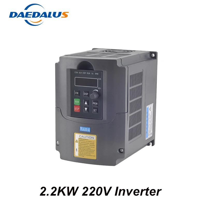 

Daedalus 2.2KW 220V Variable Frequency Converter VFD Inverters 400HZ Adjustbale Frequency Machine For CNC Spindle Speed Control