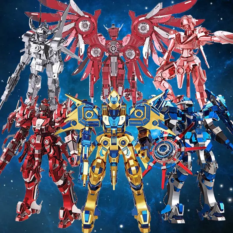 

Piececool DIY 3D Metal Puzzle Toy Assembling Soldier Robot Model Building Kits Educational Toys For Children