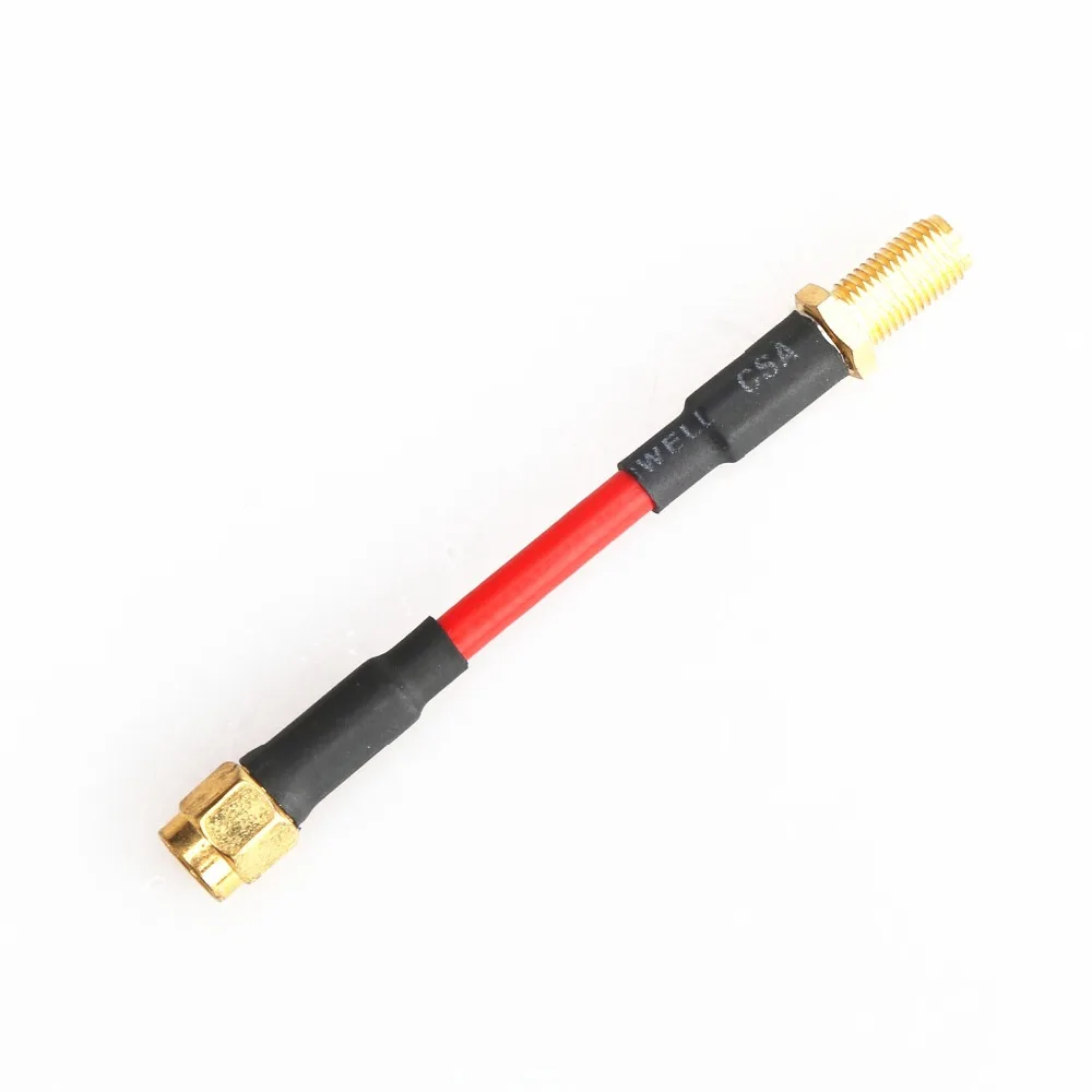 

RF Connecting Line High Frequency Wire Jumper 8cm Coaxial Cable Connector FPV Antenna Extender Cable SMA plug TO RP-SMA jack Ad