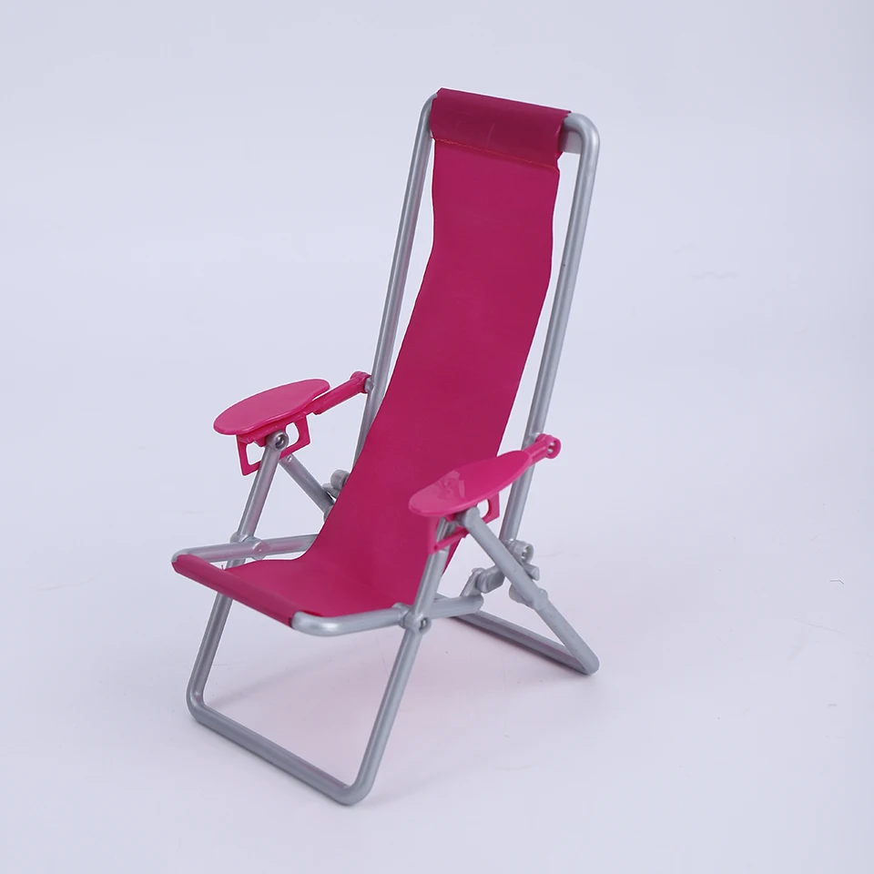 Cataleya BJD Doll 1/6 аксессуары для плавательного складного стула дом розовый пляжный стул по потере только в течение нескольких дней