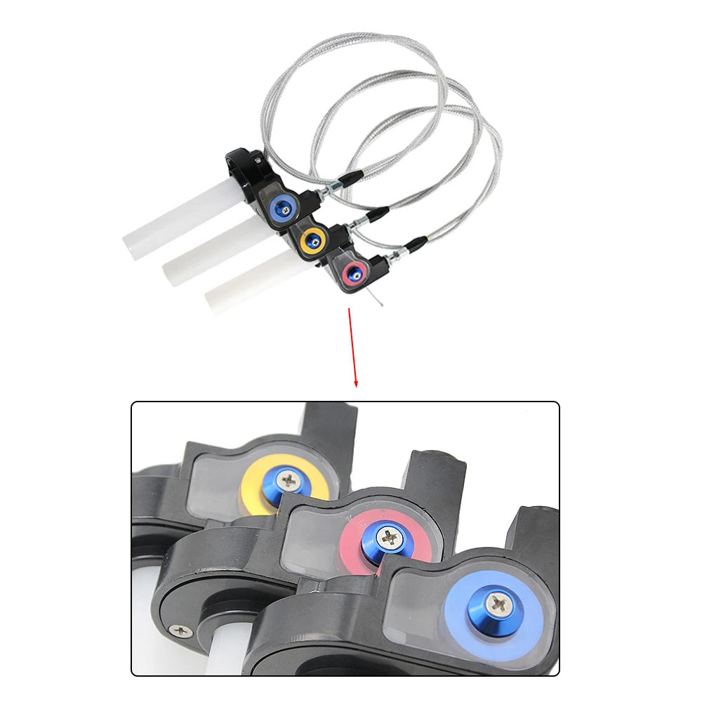ZS Racing 1/4 поворотные рукоятки дроссельной заслонки + ТРОС для велосипеда