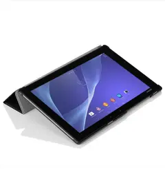 Оригинальный стиль кожаный чехол для Sony Xperia Tablet Z2 + pc стенд Магнитная Smart Cover + экран протектор Touch стилусы подарок