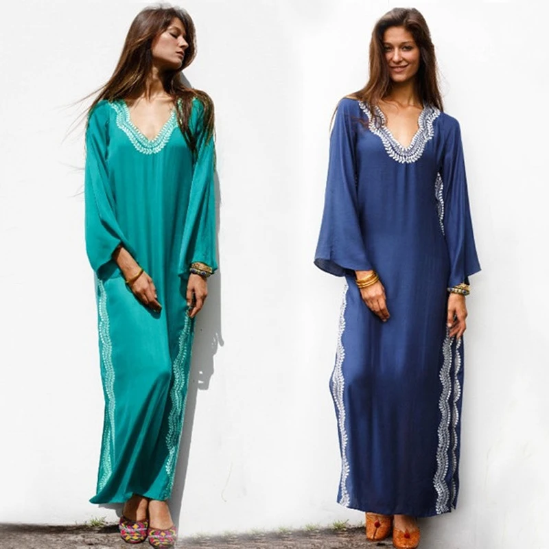 Kaftan Beach Wear Cover Up Bathing Suit Ups Beachwear For Women