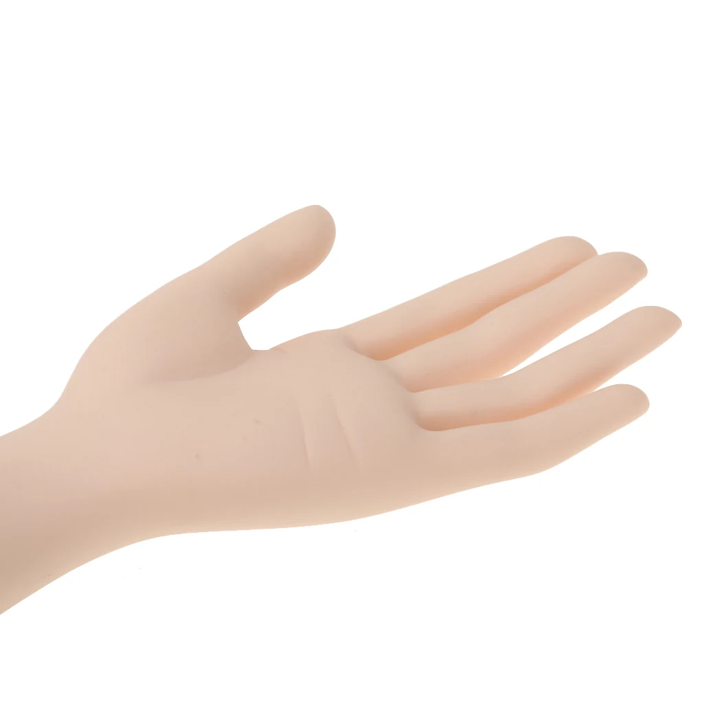 Hot Sale Nail Art Training Hand Flexible Soft Plastic Flectional Mannequin Model Hand Nail Art Practice High Quality
