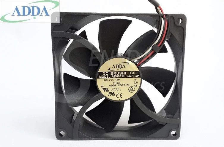 Для ADDA AD0912UB A73GP 90 мм 92 DC 12V 0.46A радиатор сервера Инверторные промышленные