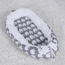 Моющаяся хлопковая детская кровать-гнездо с матрасом, дорожная кроватка для новорожденных, портативная детская кроватка, Babynest