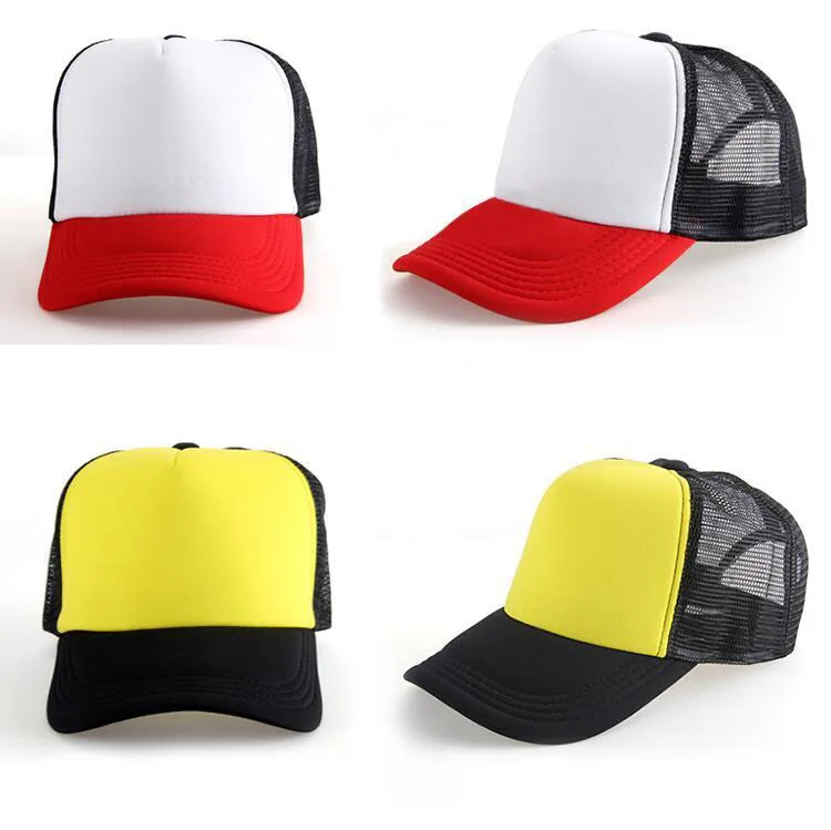 11 color Cheap Mens Plain Trucker Hats 