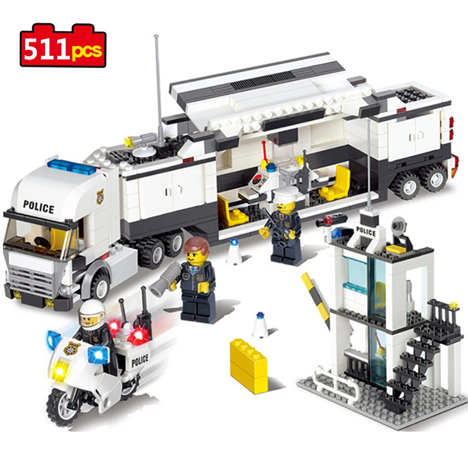 Buy 511pcs Police Station Building Blocks Toys