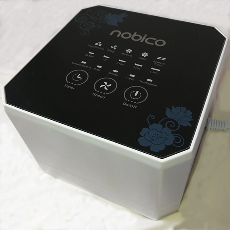 Nobico Negative Ion Generator Air Purifier For Home With True HEPA Filter Desktop Mini Air