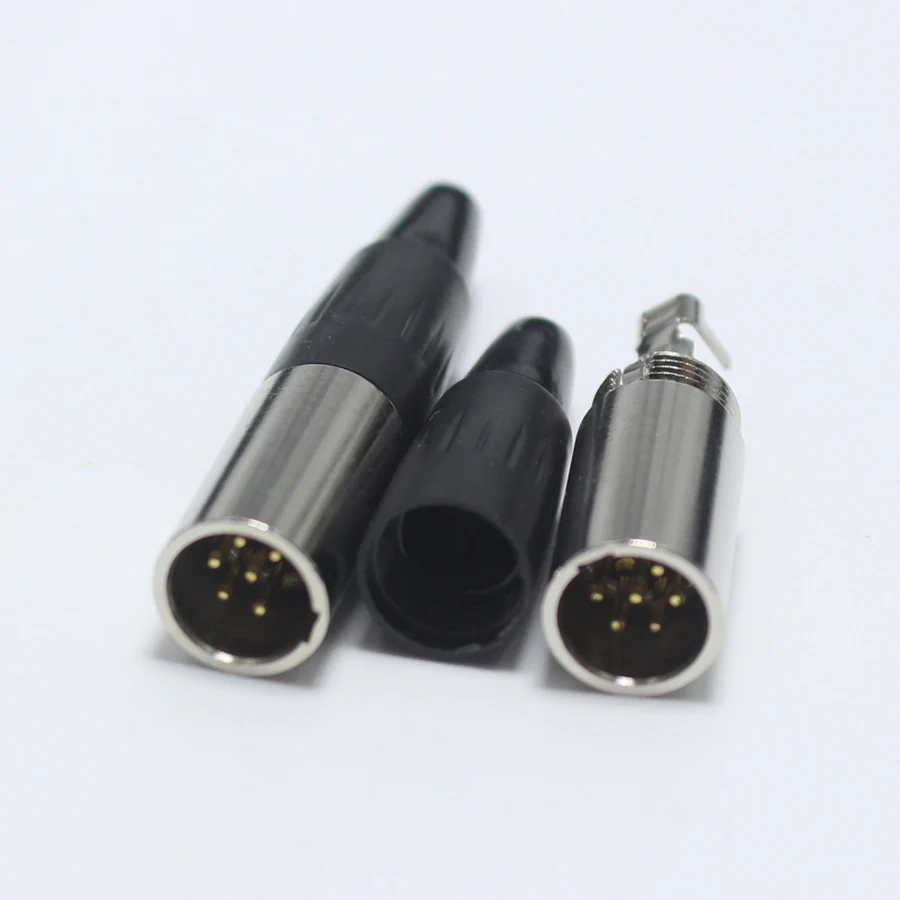 EClyxun 1 шт. высококачественный Мини XLR 3 4 5 6 контактный штекер/гнездо маленький