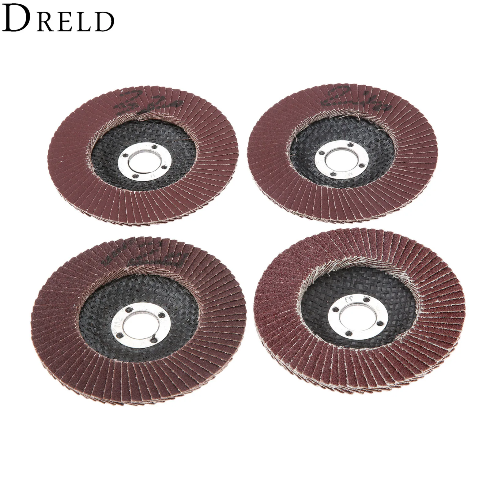 DRELD 1Pc Dremel Accessories Grinding Wheels Flap Discs 100mm Angle Grinder Sanding Abrasive Tool 80/120/240/320 Grit | Инструменты