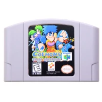N64Game Goemons Great Adventure Video Game Cartridge Console Card English Language US Version