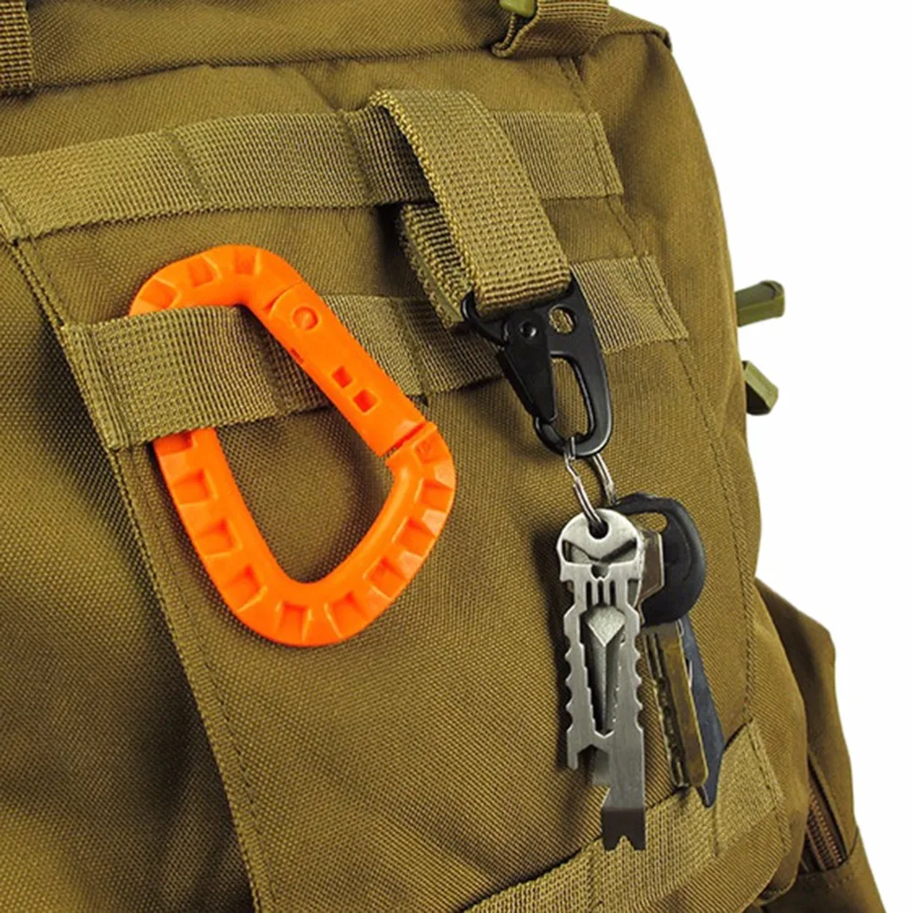Olecranon Nylon bing Backpack Hook Hanger Carabiner Kit Gear Survive