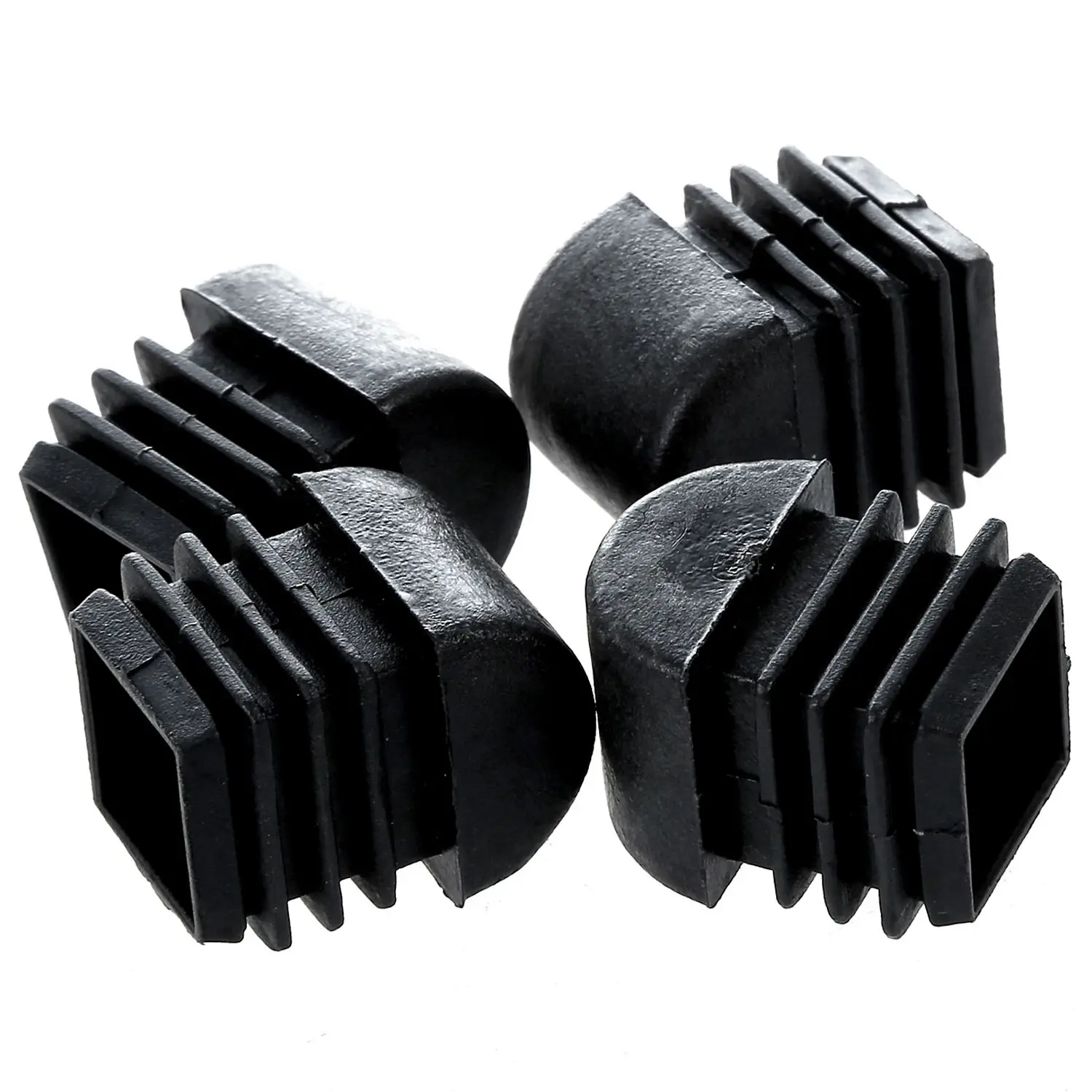 

Hot Sale 4Pcs Square Anti-Dust Dome Insert Black 20mmx20mm for Box Section Tube