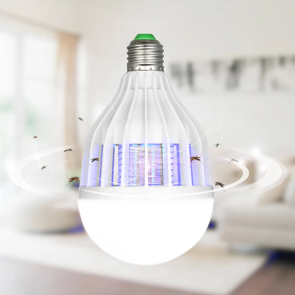 

2 in 1 UV Bug Zapper E27 Light Bulbs Mosquito Killer Lamp Electronic Pest Fly Zapper Lights Outdoor Indoor SMD 2835 LED Lights