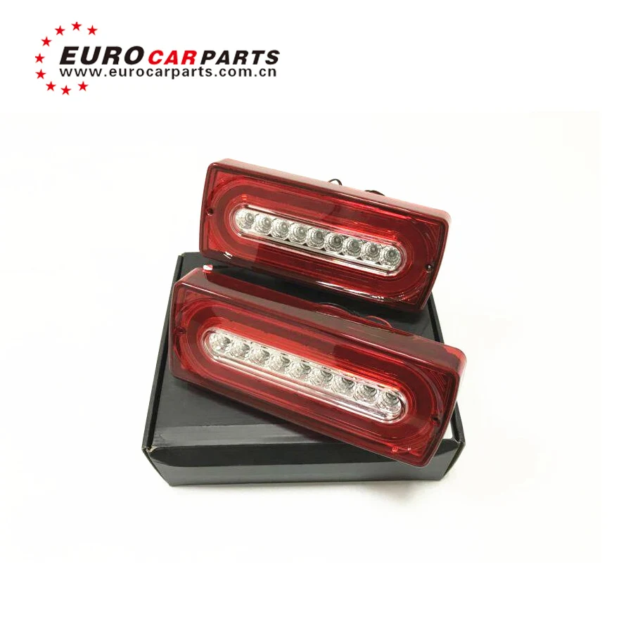 

G class w463 black and red running LED taillights for G350 G400 G500 G55 G63 G65 G800 signal turnning dynamic LED rear lamp