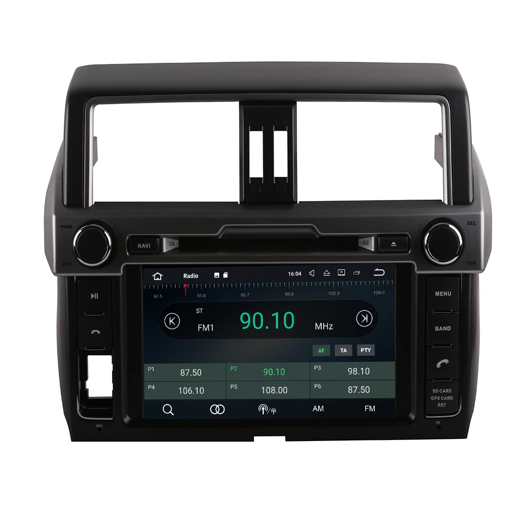 Для Toyota Prado 150 / GX 460 2014 2015 2016 + автомобильный Радио CD DVD плеер Усилитель HD ТВ экран GPS