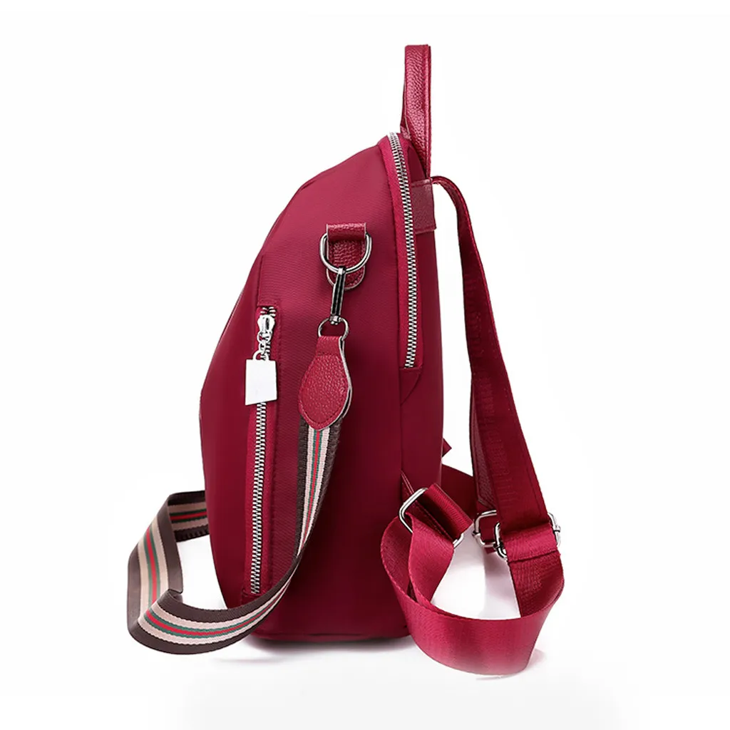 Водонепроницаемый Оксфорд рюкзак анти-кражи большой Ёмкость сумки с полосками Feminina Повседневное школьный рюкзак женский# GEX