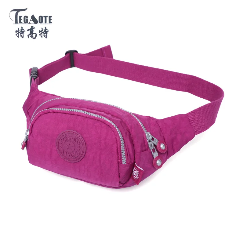 Molle поясные сумки водонепроницаемые мужские сумки с ремнем на молнии Bolsa Повседневная нейлоновая поясная сумка Рабочая поясная сумка маленькие сумки 1530 - Цвет: purple red